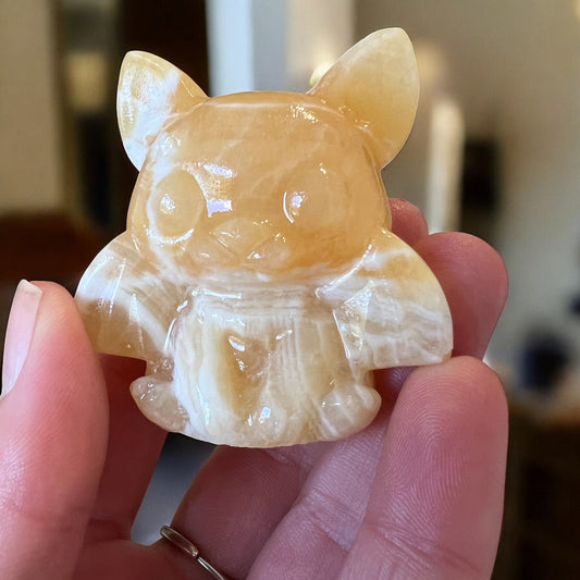 Calcite flying bat