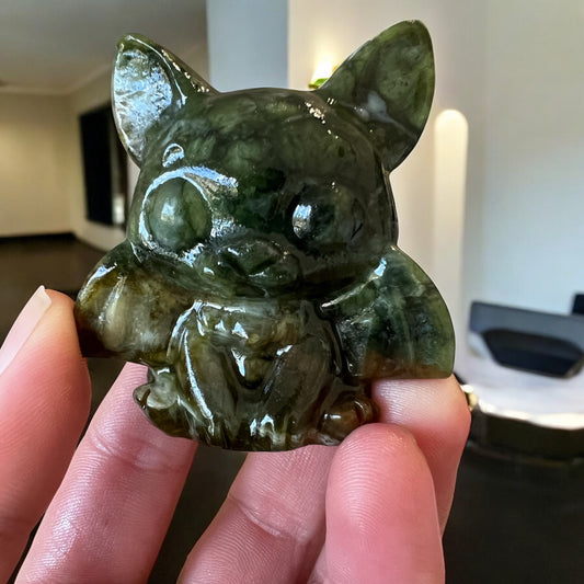 Green jade flying bat