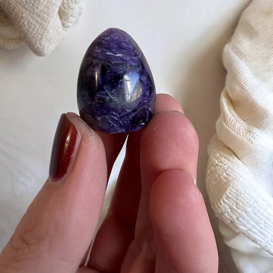 Small high quality charoite form
