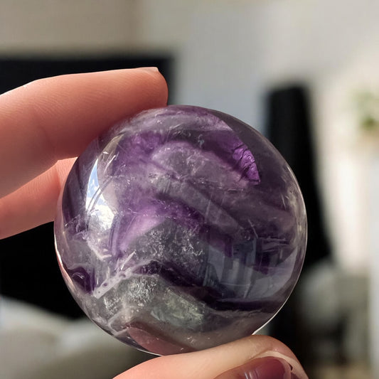 Fluorite sphere high quality small (8)