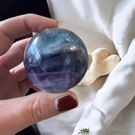 High quality fluorite sphere small (9)