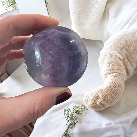 High quality fluorite sphere (12)