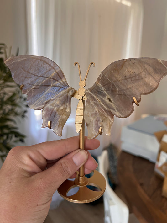 Sunstone moonstone butterfly wings