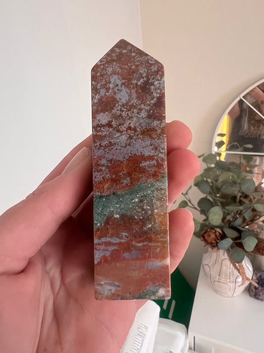 Ocean jasper tower 11-12cm