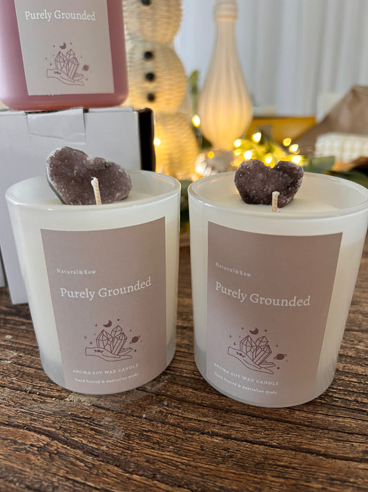 Soy wax aroma crystal candle