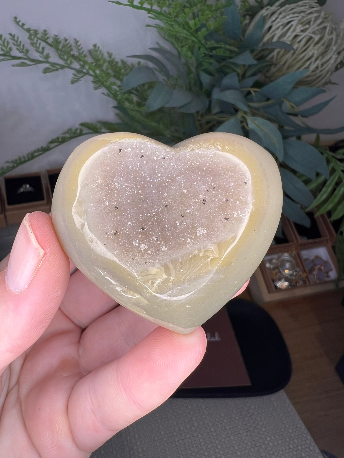 Agate hearts (choose your own)