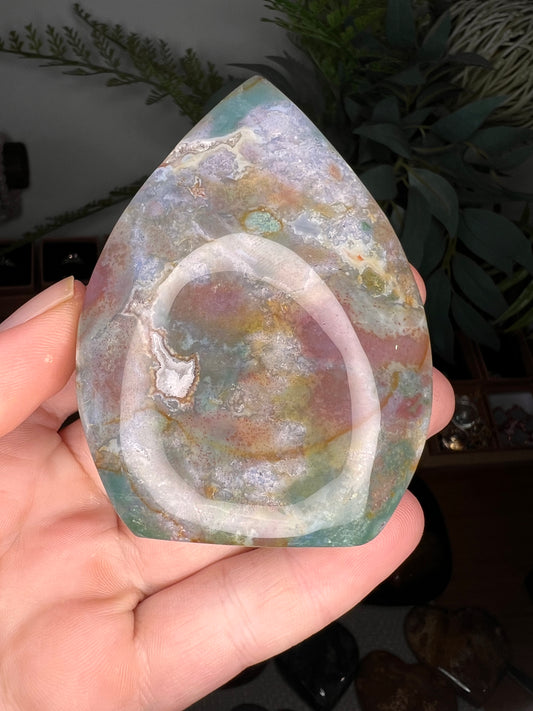 Ocean jasper teardrop