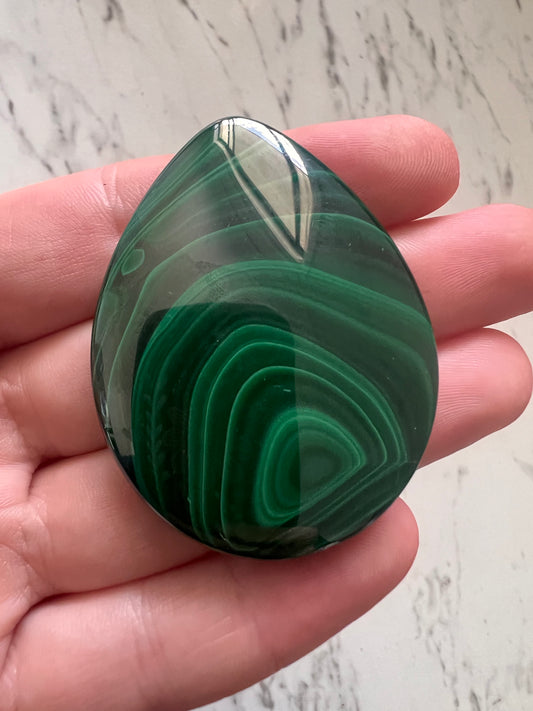 Malachite cab tear drop choose your own