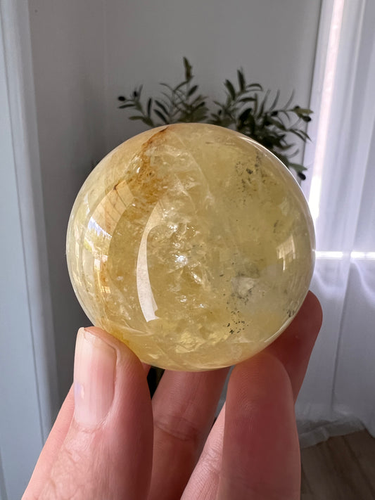 Citrine spheres (some inclusions) choose your own