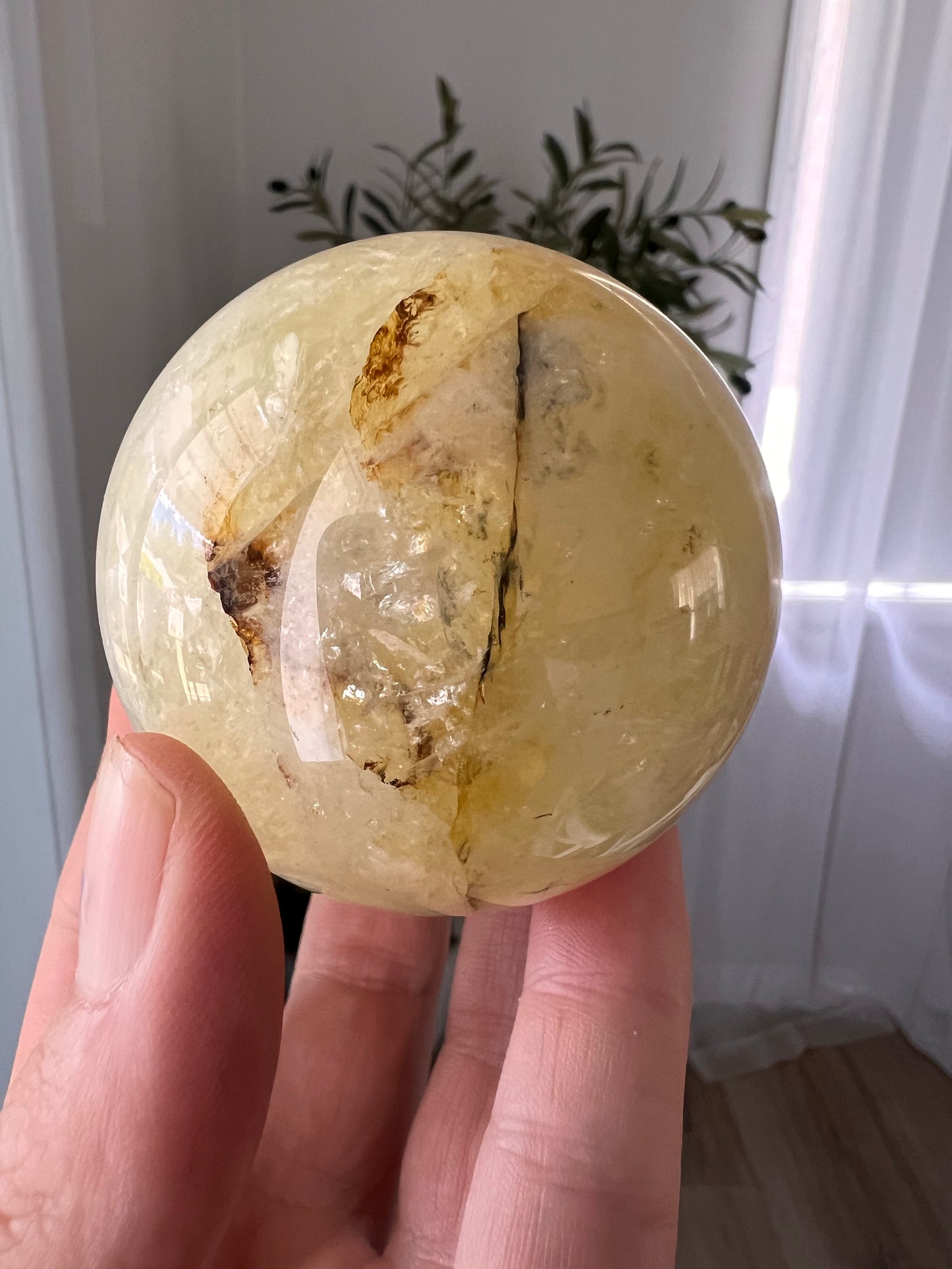 Citrine spheres (some inclusions) choose your own