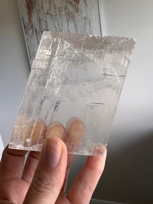 Optical calcite large Freeform