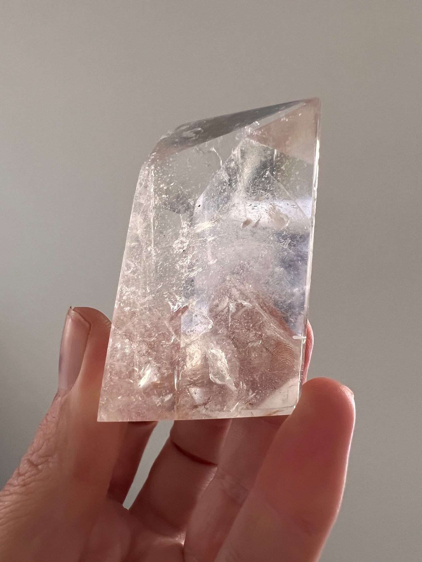 Clear quartz free forms