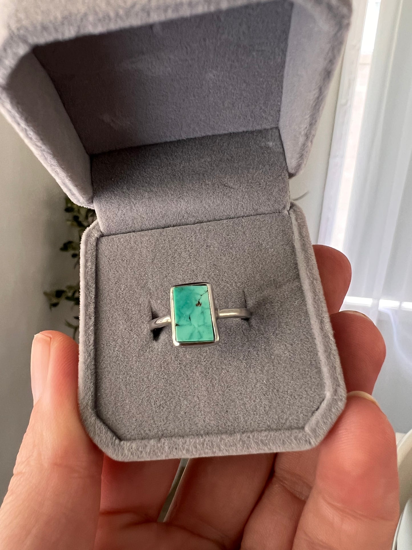 Tourquoise 925S adjustable rings