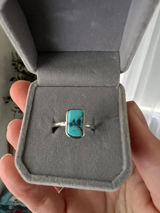 Tourquoise 925S adjustable rings