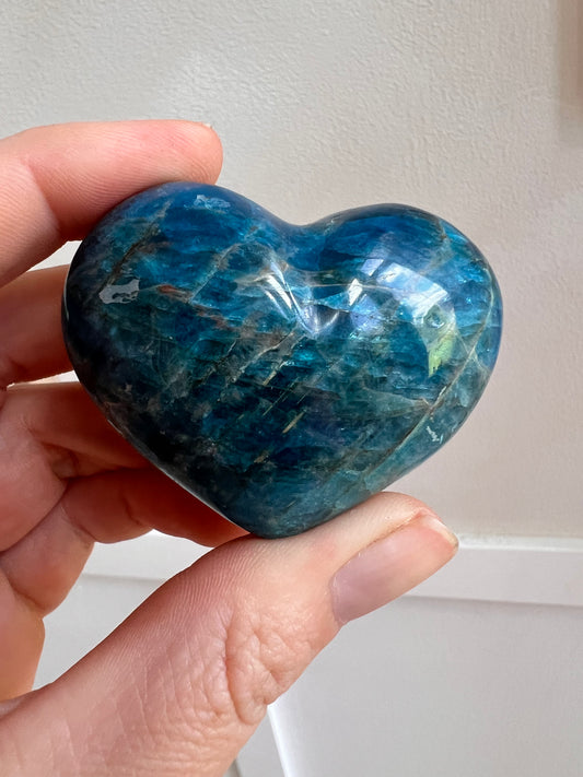 Madagascar apatite puffy heart