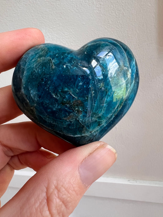Madagascar apatite puffy heart