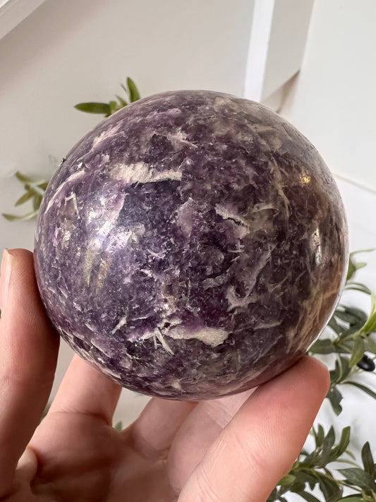 Lepidolite large sphere