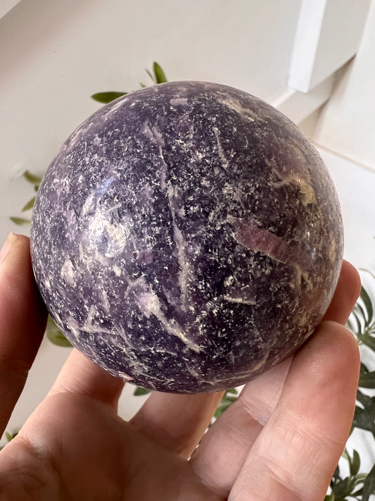 Lepidolite large sphere