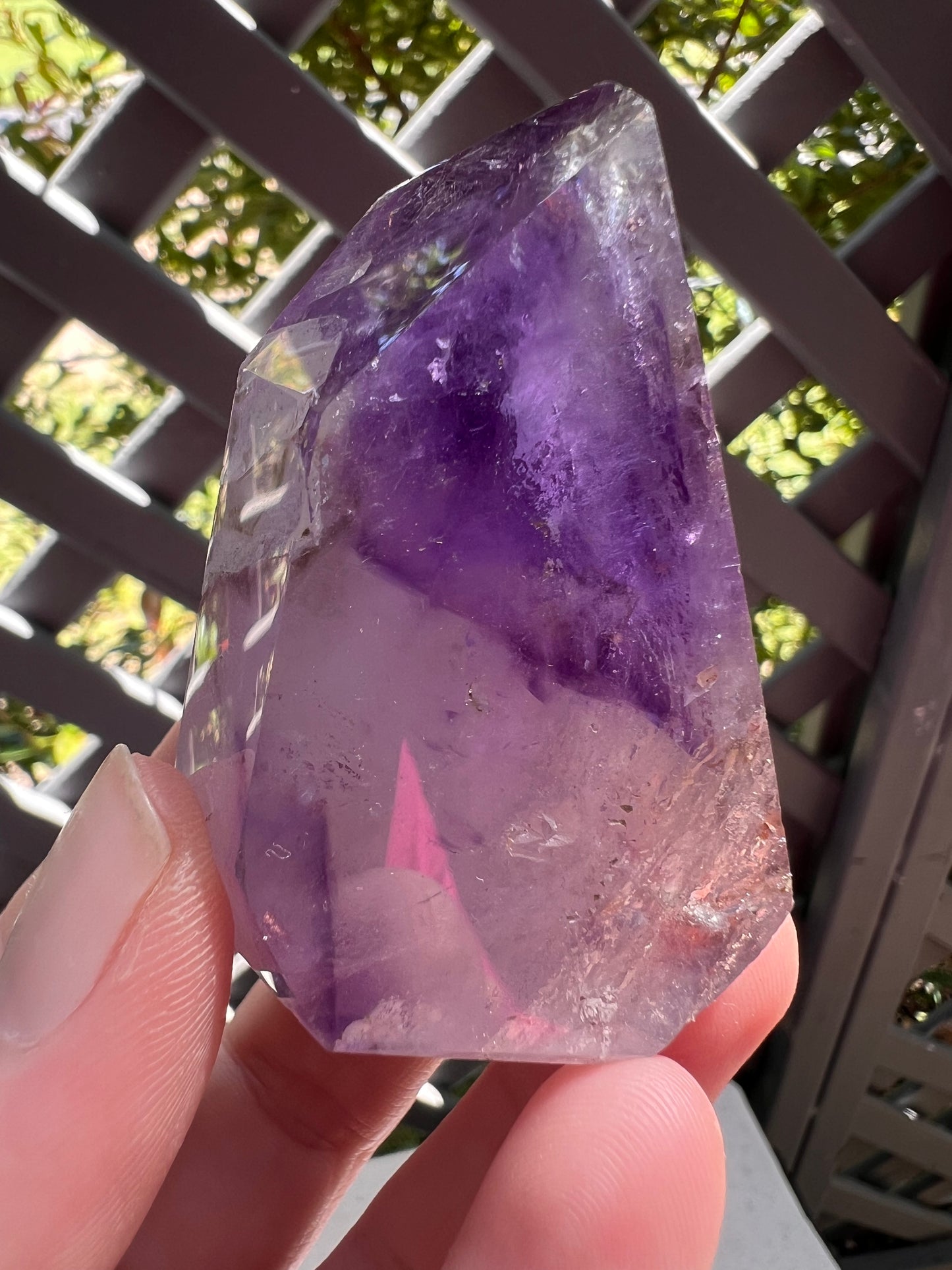 A grade amethyst free form