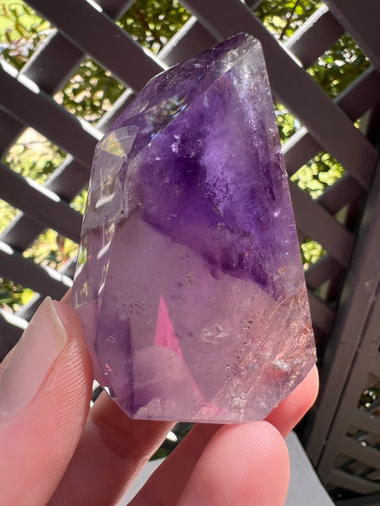 A grade amethyst free form