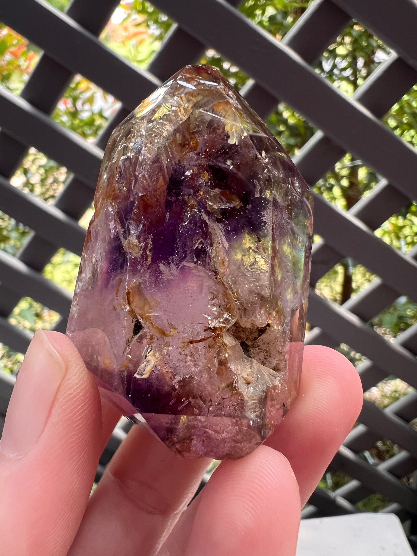 A grade amethyst free form