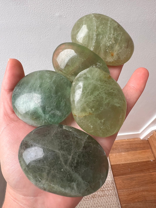 Madagascan green fluorite palms