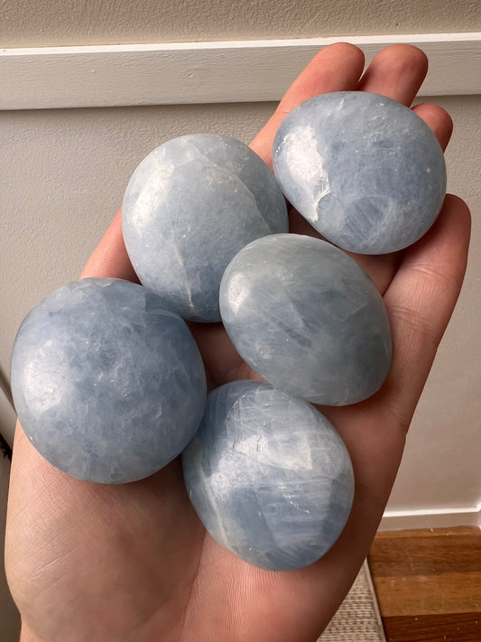 Madagascan blue calcite palms