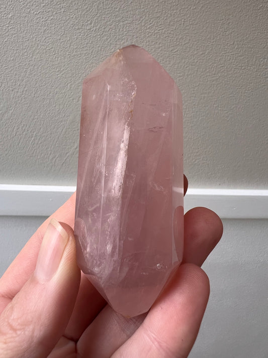 Madagascan rose quartz DT