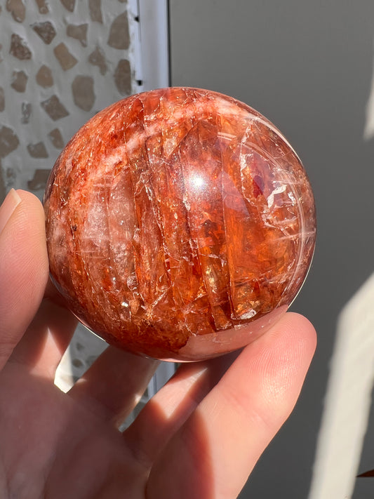 Fire quartz Sphere