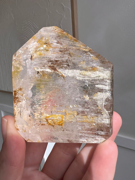 Madagascan included quarts Freeform point