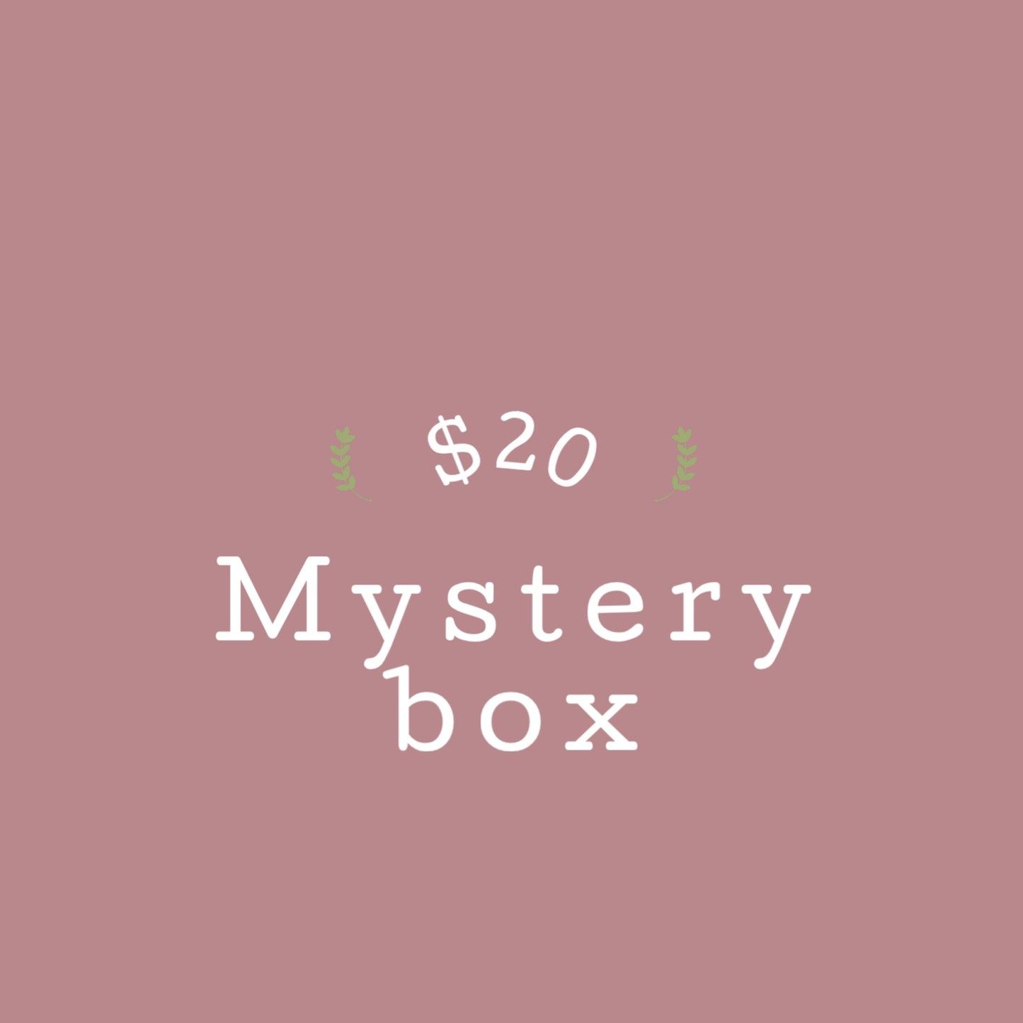 Mystery box $20