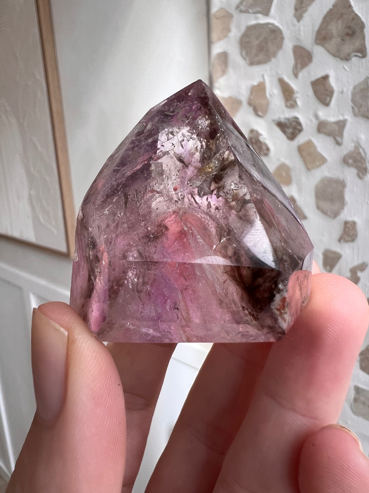 Madagascar amethyst free form point