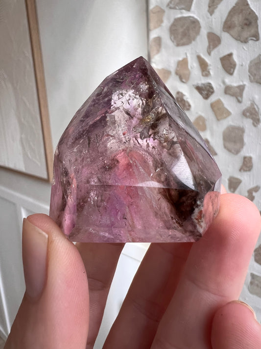 Madagascar amethyst free form point