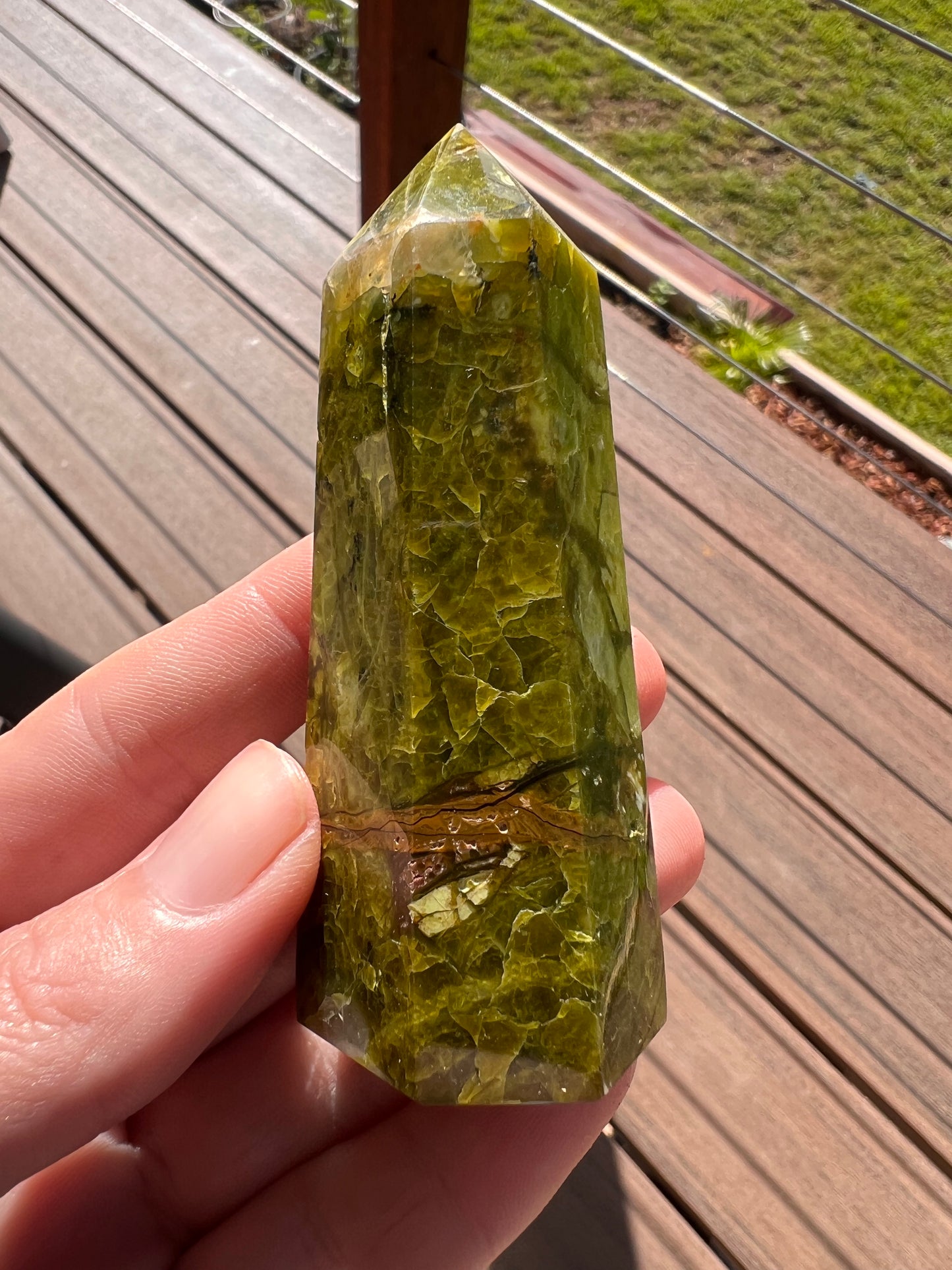 Green opal tower