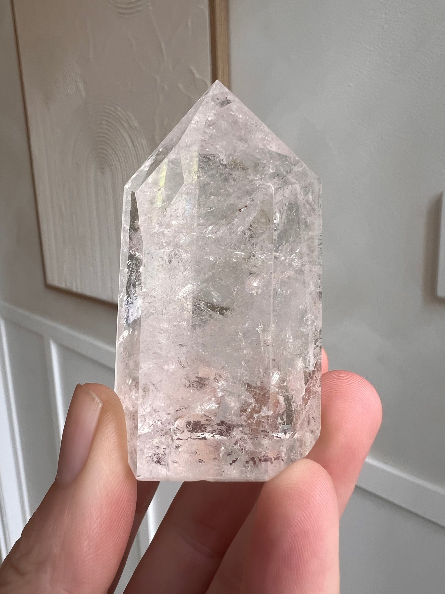 Clear quartz point