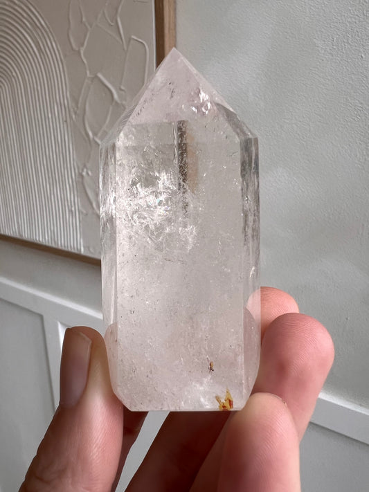 Clear quartz point