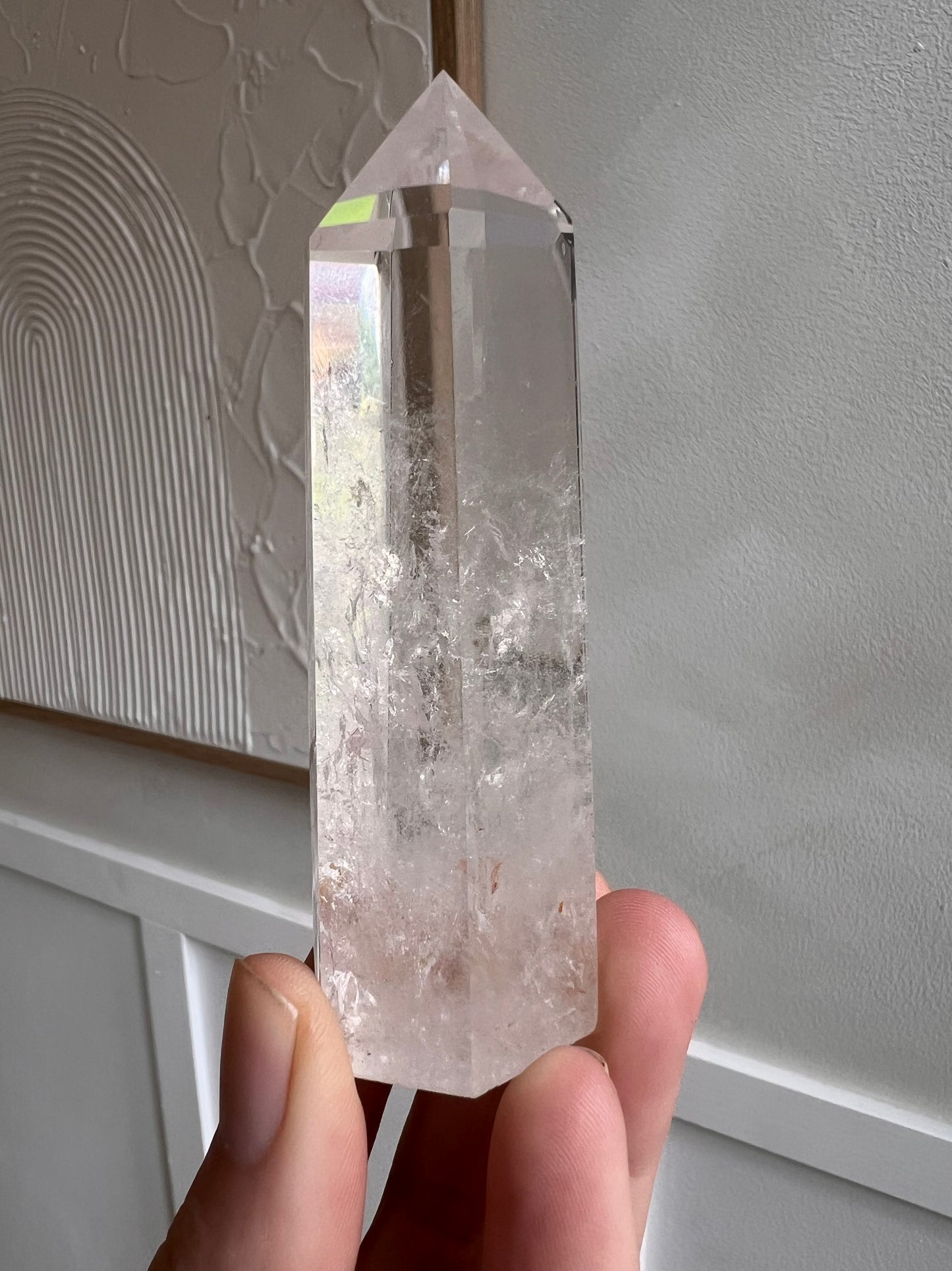 Clear quartz point