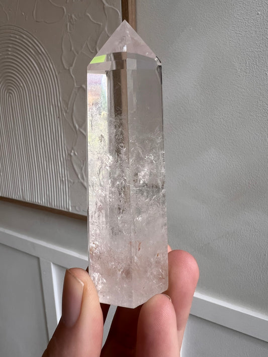 Clear quartz point