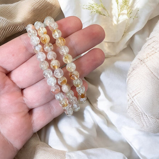 Citrine 6mm bracelet