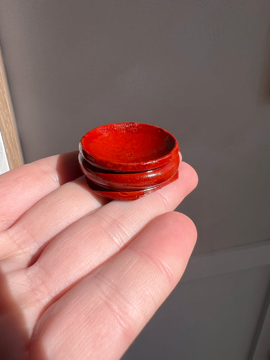 Wooden sphere stand