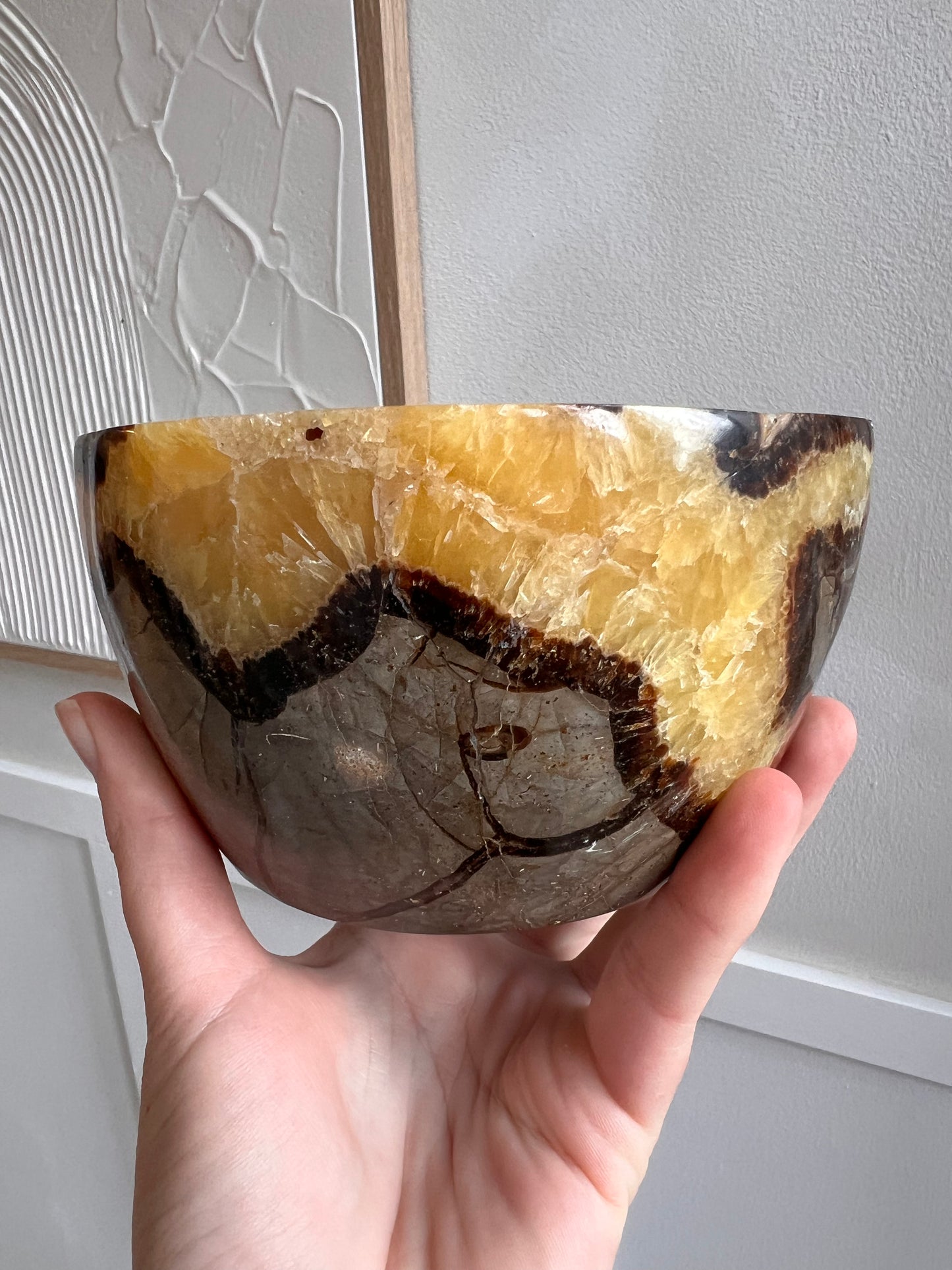 Large septarian bowl
