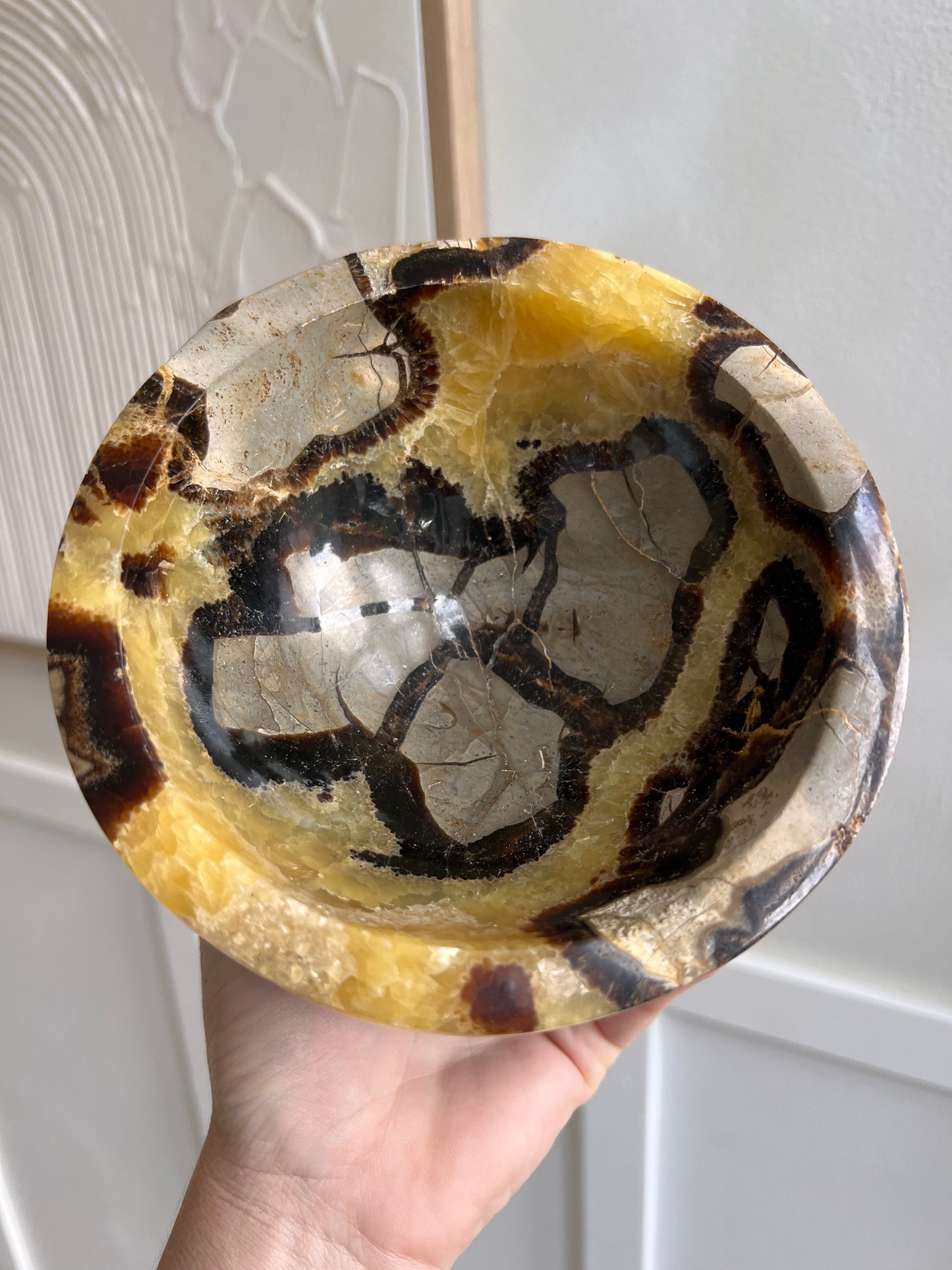 Large septarian bowl