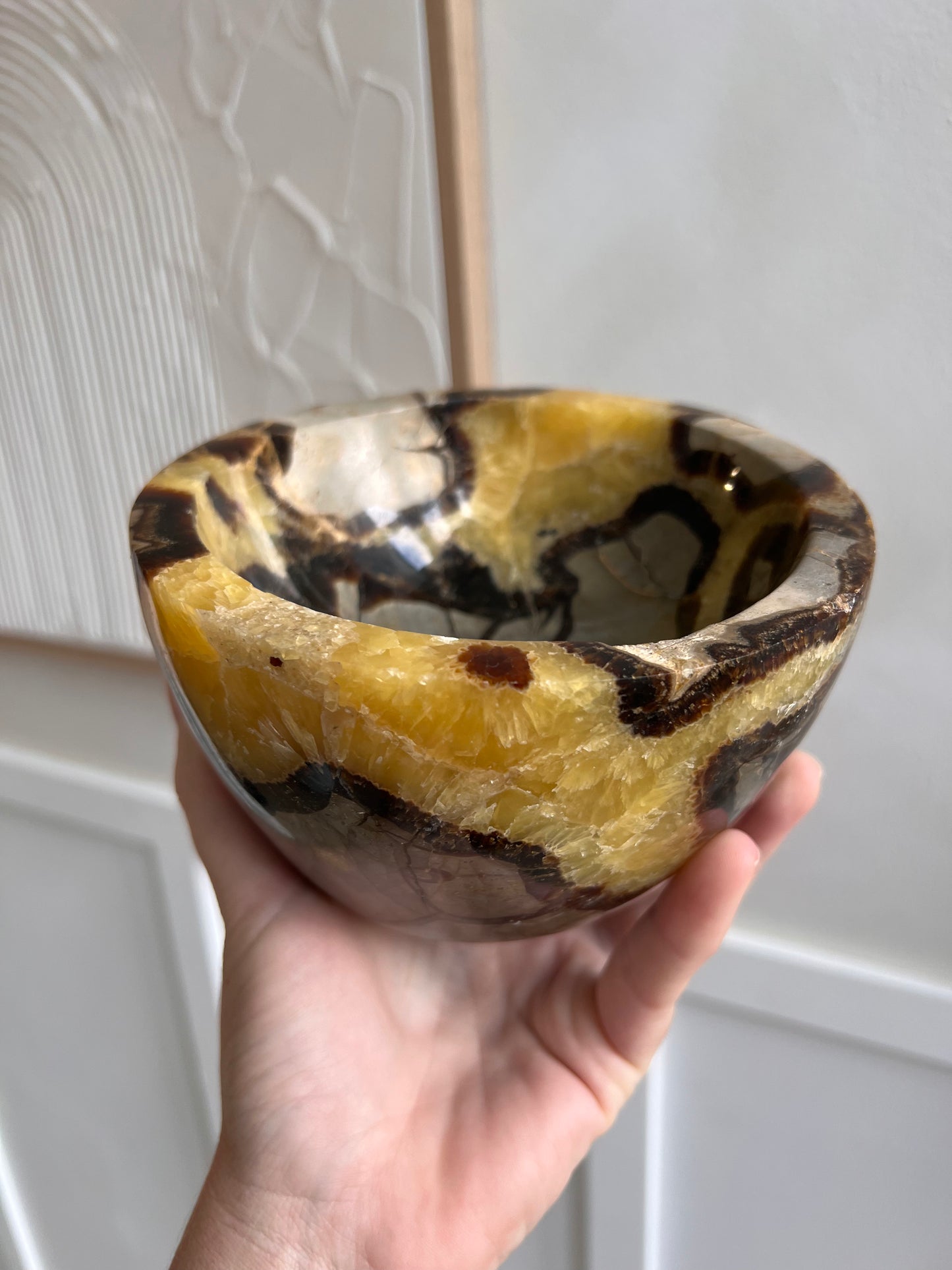 Large septarian bowl