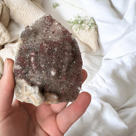 Red hematoide & Quartz