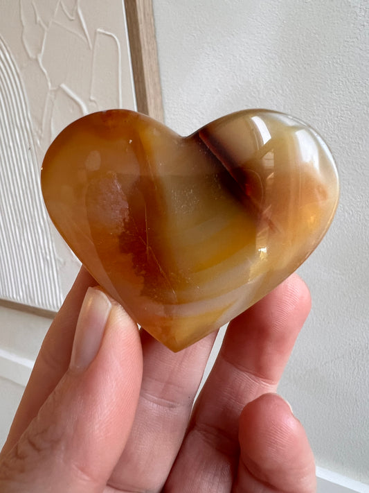 Carnelian heart Madagascar