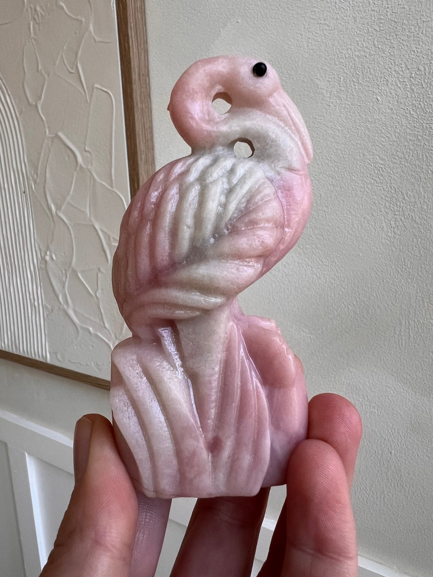 Pink Opal flamingo