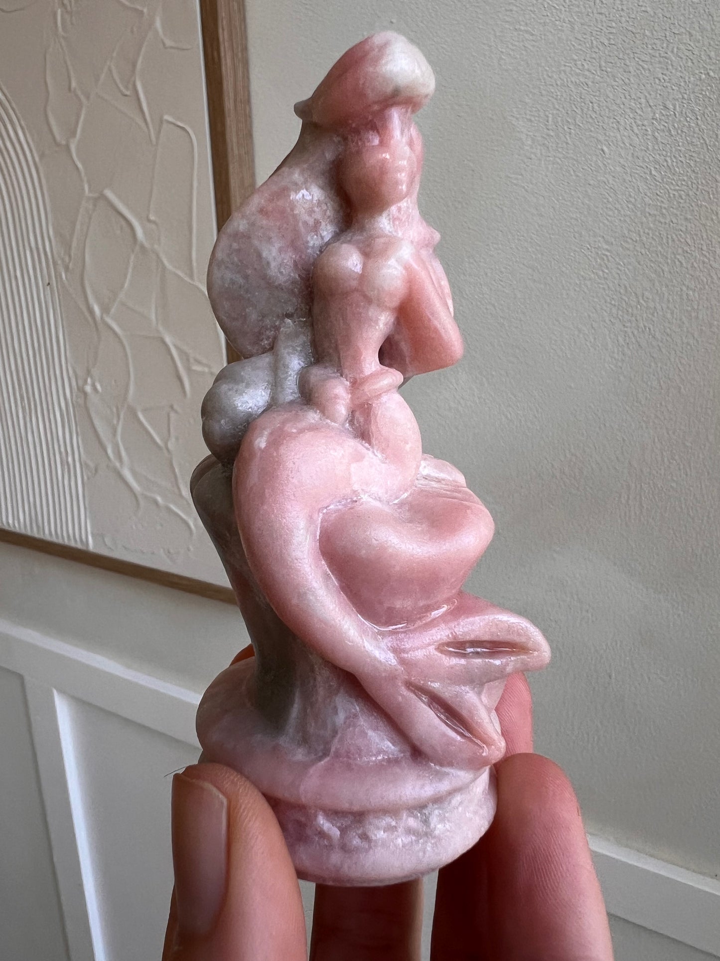 Pink opal mermaid