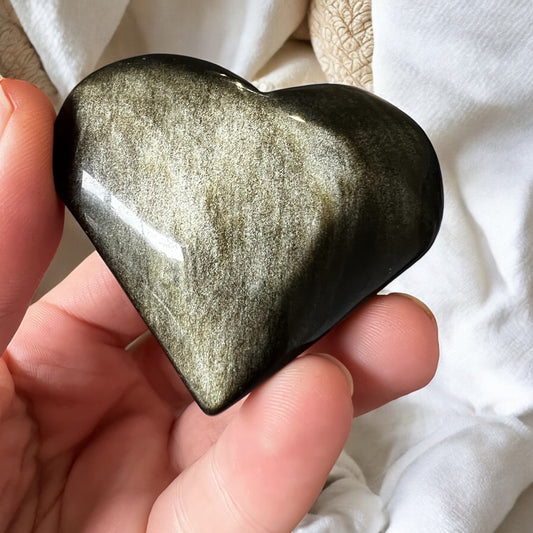 Golden Shein obsidian Hearts intuitively chosen All have flash