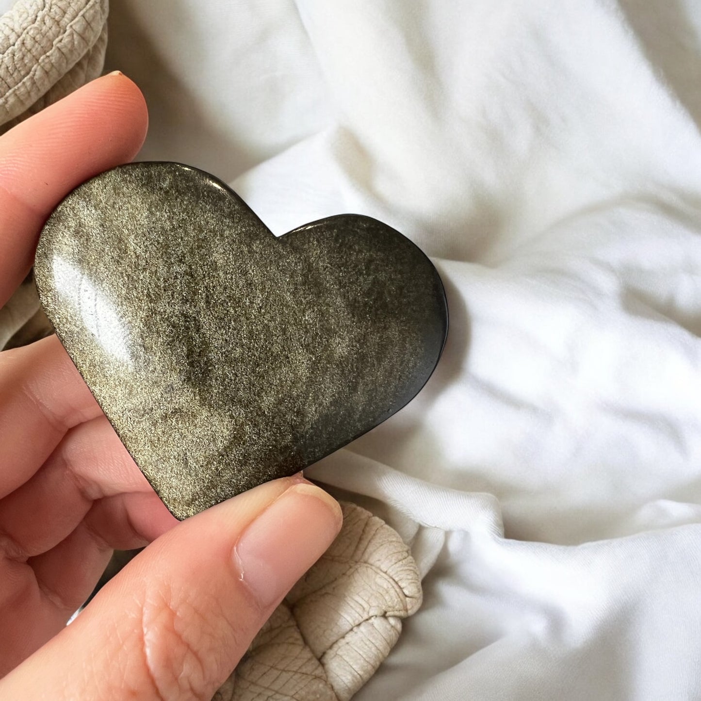 Golden Shein obsidian Hearts intuitively chosen All have flash