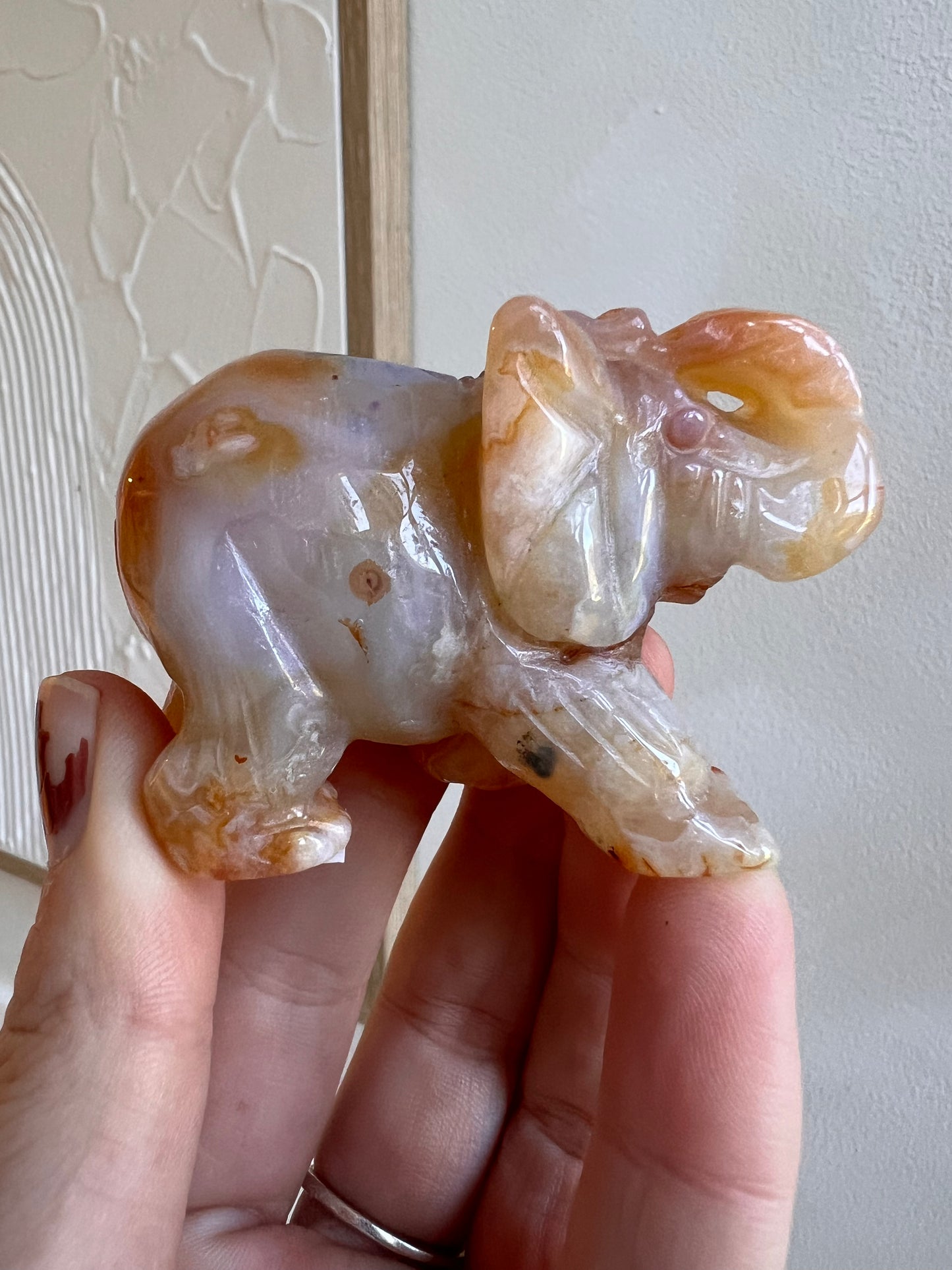 Carnelian elephant